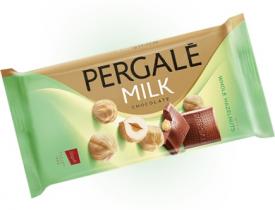 Молочный шоколад Pergale с цельным фундуком 100 гр