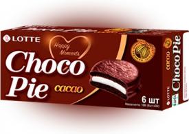 Печенье Lotte Choco Pie Какао 168 гр
