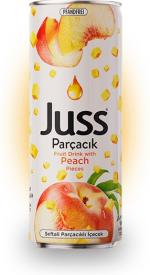 Напиток фруктовый Juss с кусочками Персика 250 мл