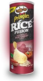Чипсы Pringles RICE со вкусом Малазийского красного Карри 180 гр