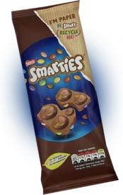 Шоколадная плитка Smarties с драже 90 гр