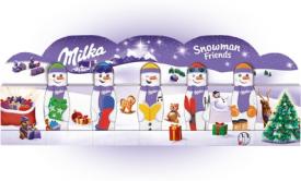 Шоколадный набор Milka Снеговик и друзья 15 гр