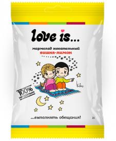 Мармелад жевательный Love is Вишня-лимон 20 гр